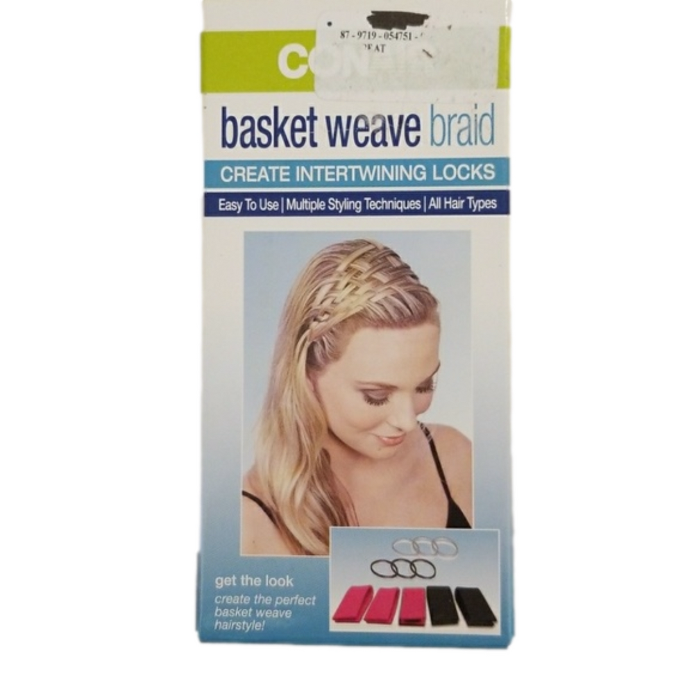 Con air Kit makes basket Weave Braids Hair⭕️